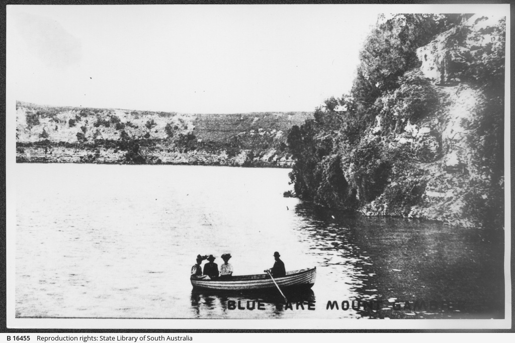 Blue Lake, Mount Gambier • Photograph • State Library of South Australia