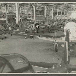 CA-6 A3 Wackett trainers under construction.