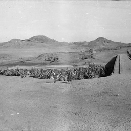 Troops resting.