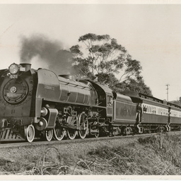 Photographs relating to Messenger Press : trains