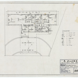 Proposed house at Belair for R. Clark