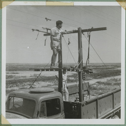Photos from a report on the reconstruction of the East West Telegraph Line