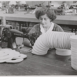 Sewing filters for air cleaners.