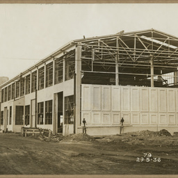West wall, Parts Department.