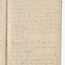 Handwritten diary of Dr Renner.