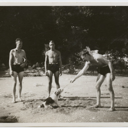 Colin James Ellis, World War II photograph album, Darwin.