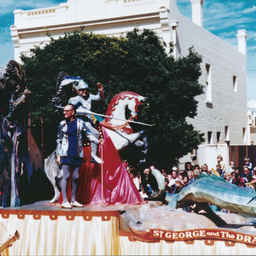 John Martin's Christmas pageant : St George & the Dragon