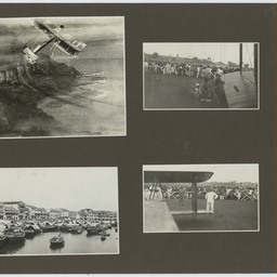 Photographs of inaugural England - Australia flight