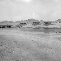 Buildings in the dessert.