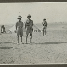 Soldiers in a camp.