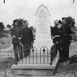 The grave of James Burt
