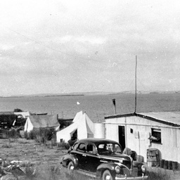 Ritchard's shack on the Coorong