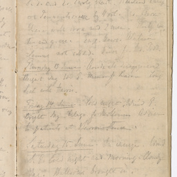 Handwritten diary of Dr Renner.