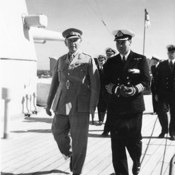 The Governor and Captain on 'Australia'