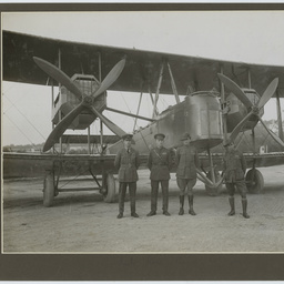 Photographs of inaugural England - Australia flight