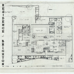 Floor plan for house on The Esplanade, Brighton North