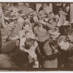 Sports on board S.S. Ascanius at sea.