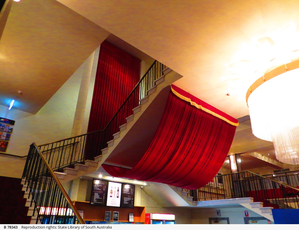 Bar and staircases inside of Her Majesty's Theatre • Photograph • State