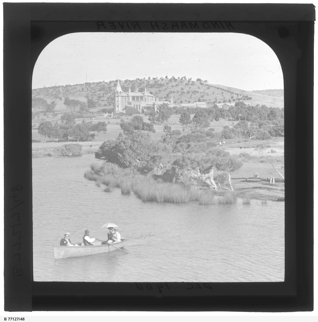 Boating on Hindmarsh River, Victor Harbor • Photograph • State Library