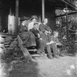 Group on steps