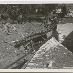 Colin James Ellis, World War II photograph album, Darwin.
