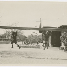 Views of the West Terrace playground