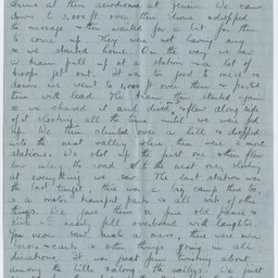 Letter from Ross Smith during World War I to his mother, Palestine