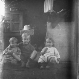 Children in wash house