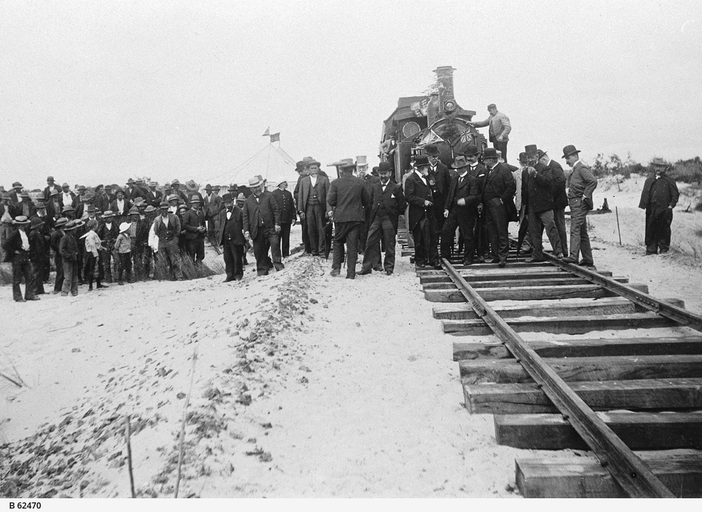 Largs Bay and Outer Harbor railway opening • Photograph • State Library