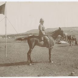 Army officer on a horse