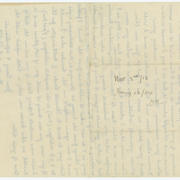 Letters written by Herbert Clough