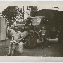 Colin James Ellis, World War II photograph album, Darwin.