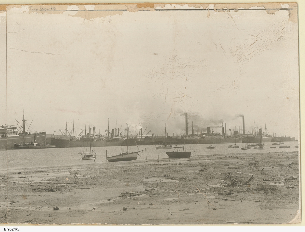 Wharves, Port Pirie • Photograph • State Library of South Australia