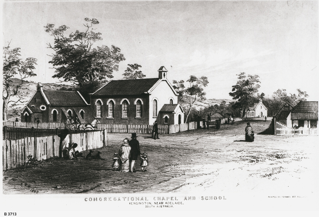 Thumbnail image for Congregational Chapel and School, Kensington | SLSA B 3713