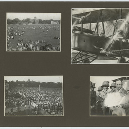 Photographs of inaugural England - Australia flight
