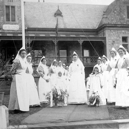 The Royal Visit : Adelaide Hospital nurses. Wednesday, 10 July 1901