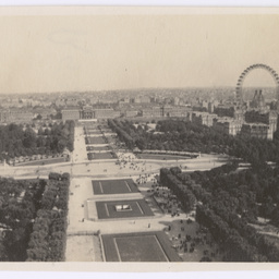 'Jardins du Champ de Mars from Eiffel Tower'