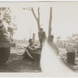 Colin James Ellis, World War II photograph album, Darwin.