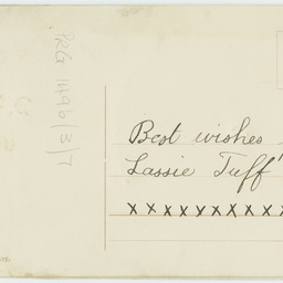 Cards received by Herbert Clough