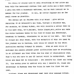 Letters from Carl Linger