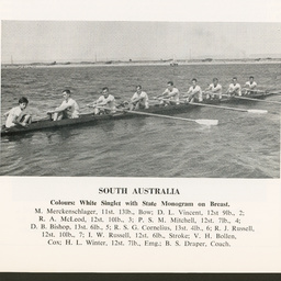 South Australian Rowing Association : SUMMARY RECORD