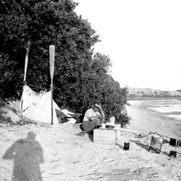 Camping on the beach at the Coorong