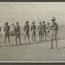 Soldiers in a camp.