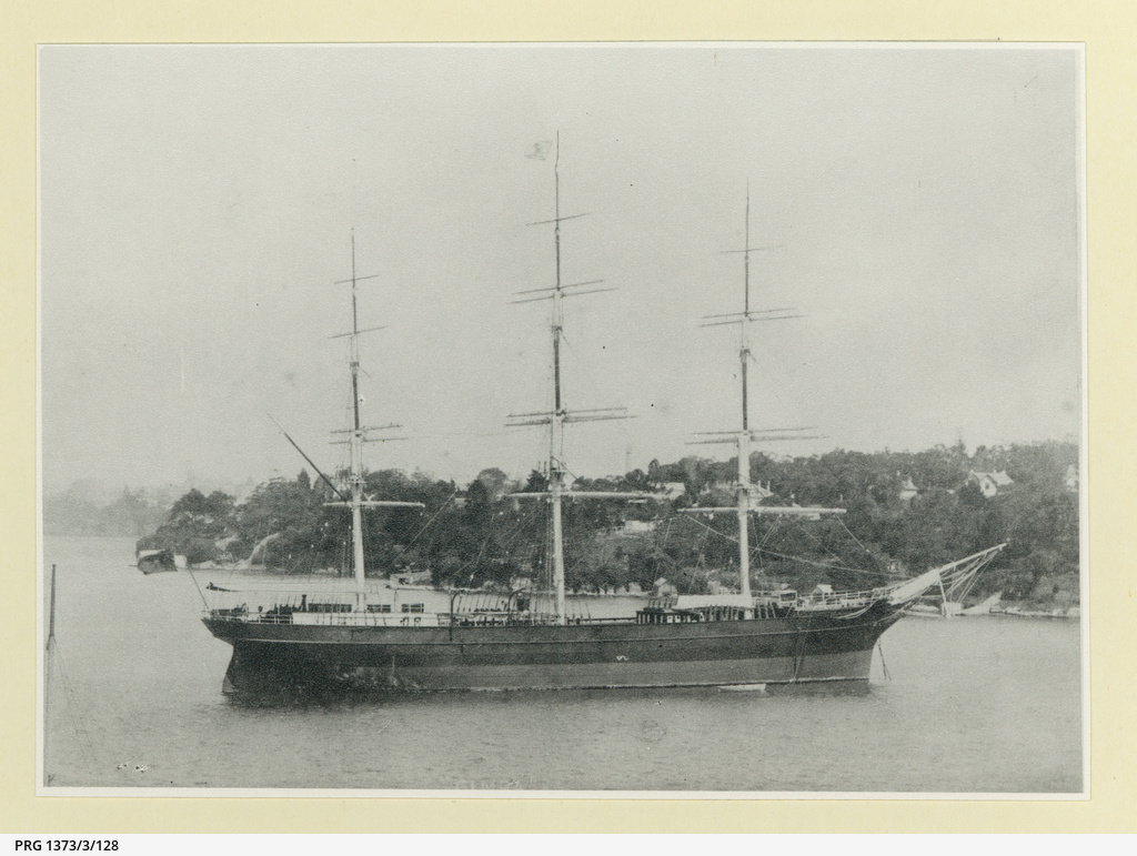 The 'Cimba' anchored at Sydney, NSW