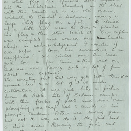 Letter from Ross Smith in Egypt camp during World War I to his mother