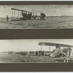Photographs of inaugural England - Australia flight