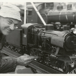 Photographs relating to Messenger Press : trains