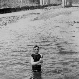 Boy in river
