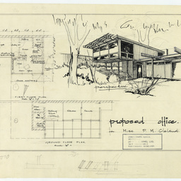 Proposed office and residence, Burnside