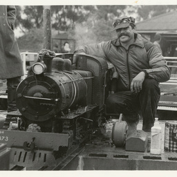 Photographs relating to Messenger Press : trains
